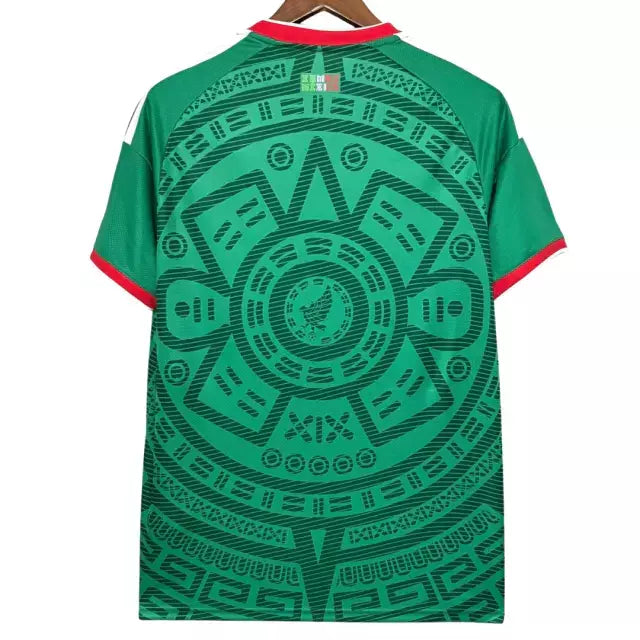 Camisa Seleção México I 26/27  - Torcedor| Masculina - Verde com detalhes em vermelho e branco