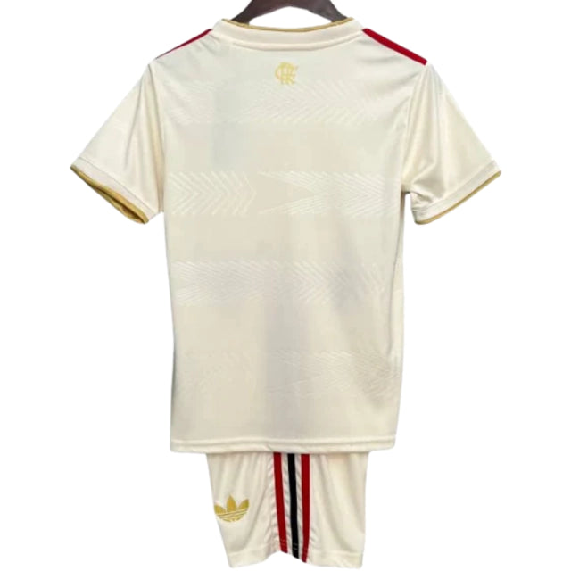 Kit Infantil Flamengo III 25/26 - Torcedor | Bege