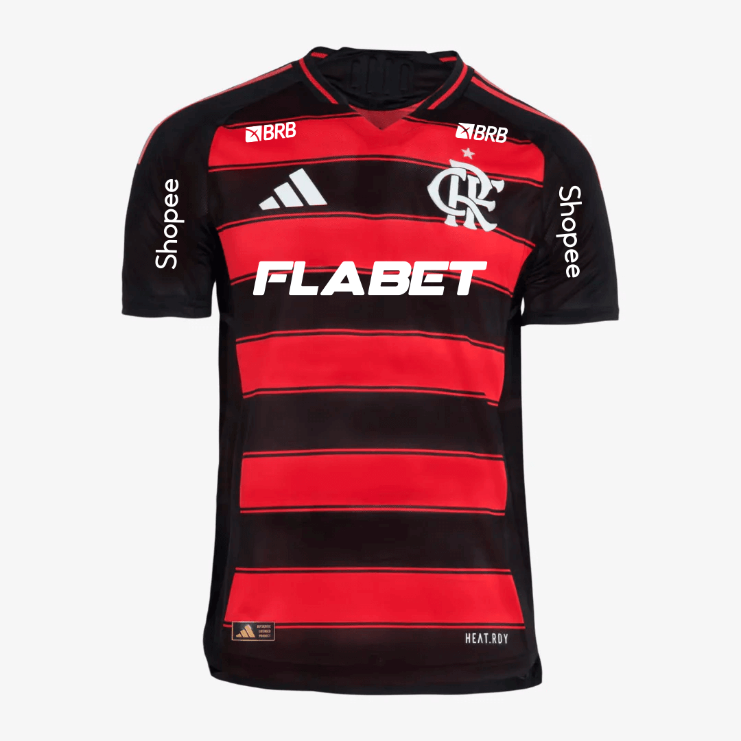 Camisa Adidas Flamengo 2025/26 I Authentic Com Patrocínios na TSN Sports