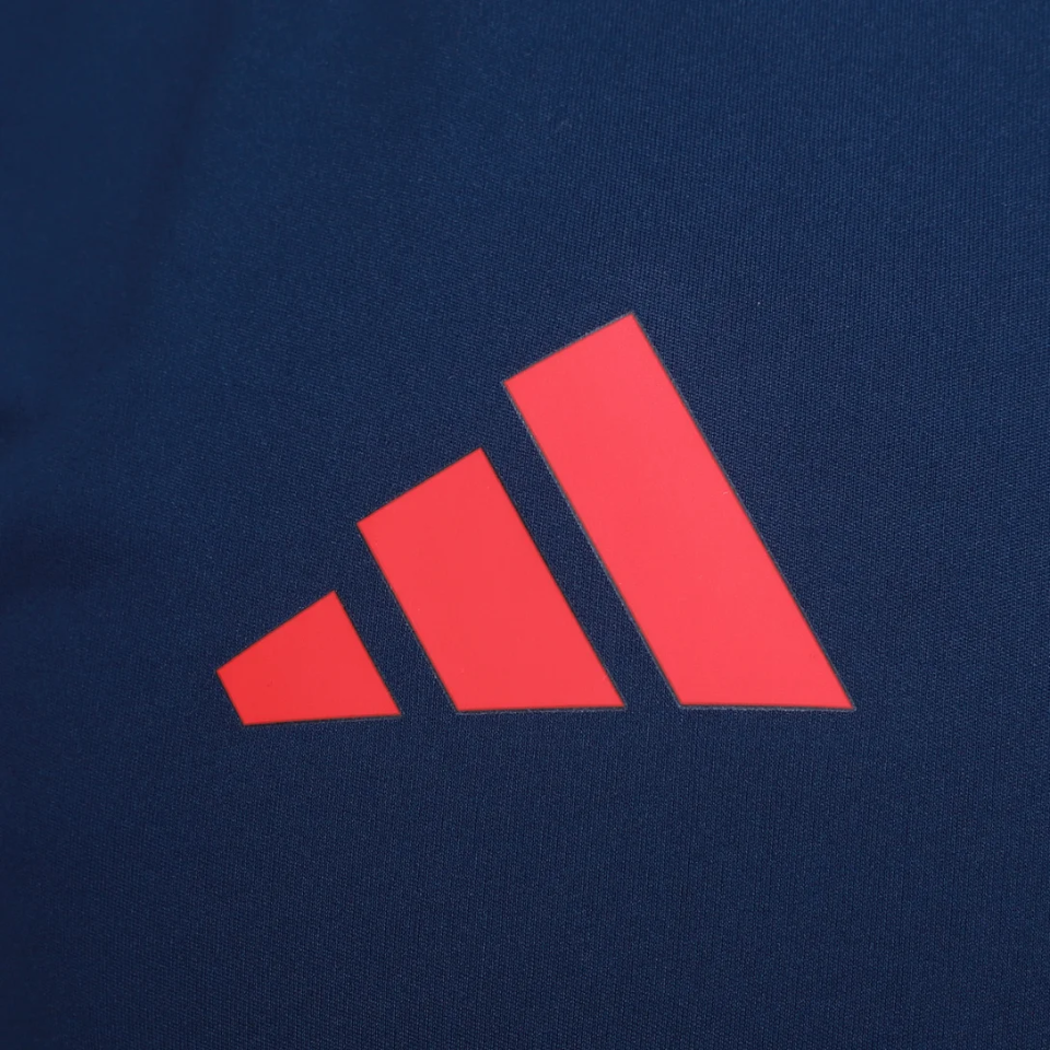 Regata Treino Adidas Flamengo 2025/26, detalhe da gola