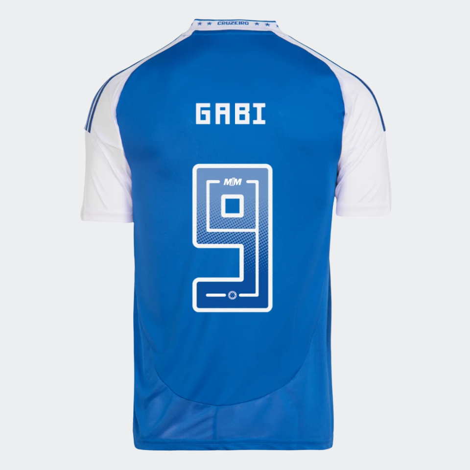 Camisa adidas Cruzeiro 2025/26 I - Gabi N°9 na TSN Sports