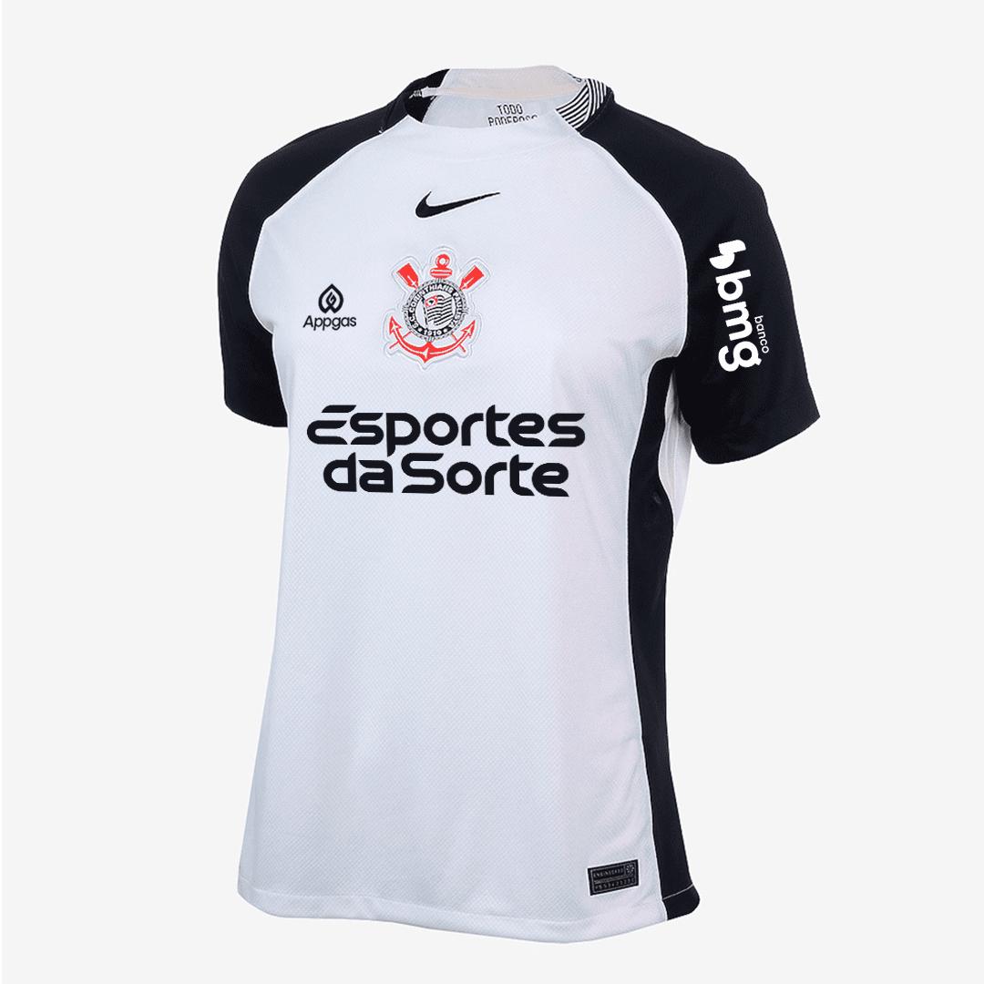 Camisa Feminina Nike Corinthians 2025/26 I Torcedor Com Patrocínios na TSN Sports