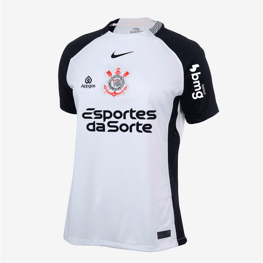 Camisa Feminina Nike Corinthians 2025/26 I Torcedor Com Patrocínios na TSN Sports