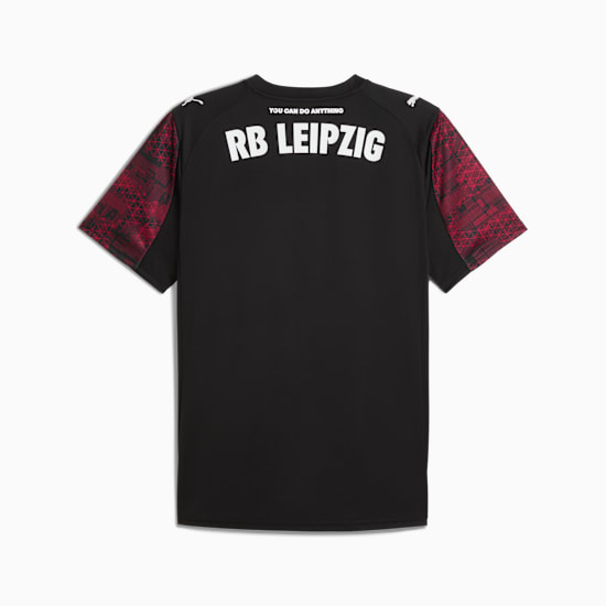 Camisa RB Leipzig 2025/26 II, detalhe do escudo