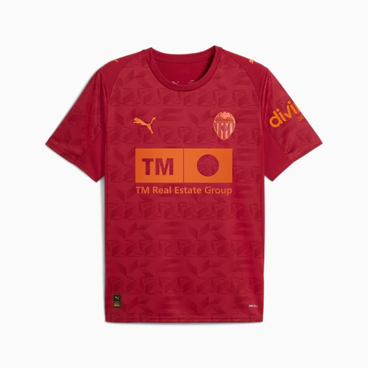 Camisa Valencia 2025/26 II, vista de costas