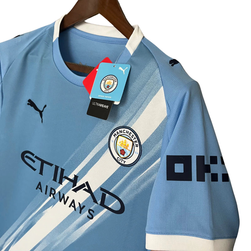 Camisa Manchester City I 25/26 - Torcedor  - Azul