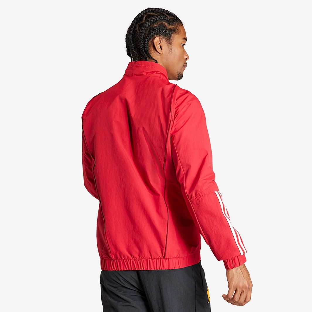 Jaqueta Adidas AS Roma 2023/24 I, detalhe do escudo
