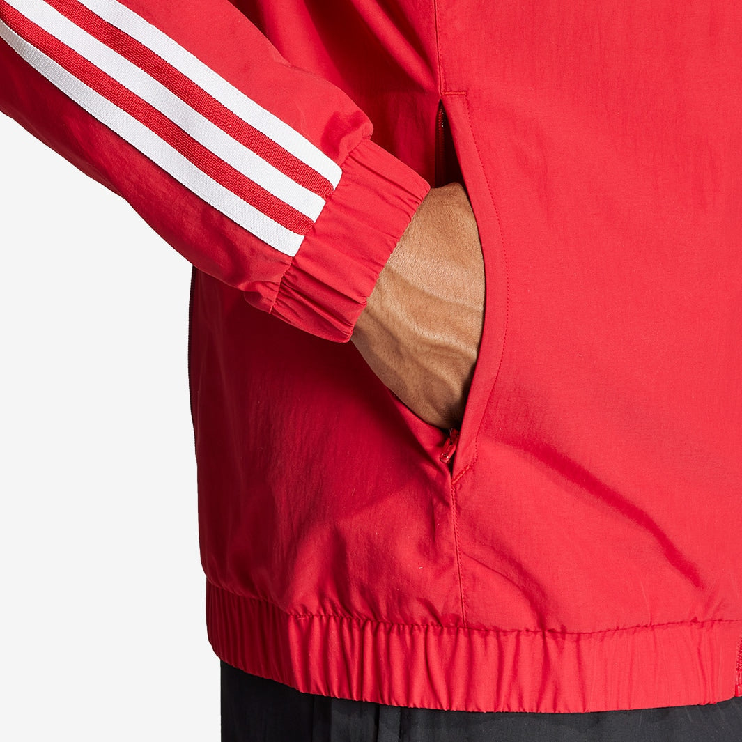 Jaqueta Adidas AS Roma 2023/24 I, vista de costas