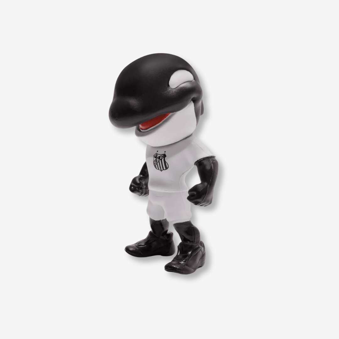 Mascote do Santos A Baleia Orca, vista de frente
