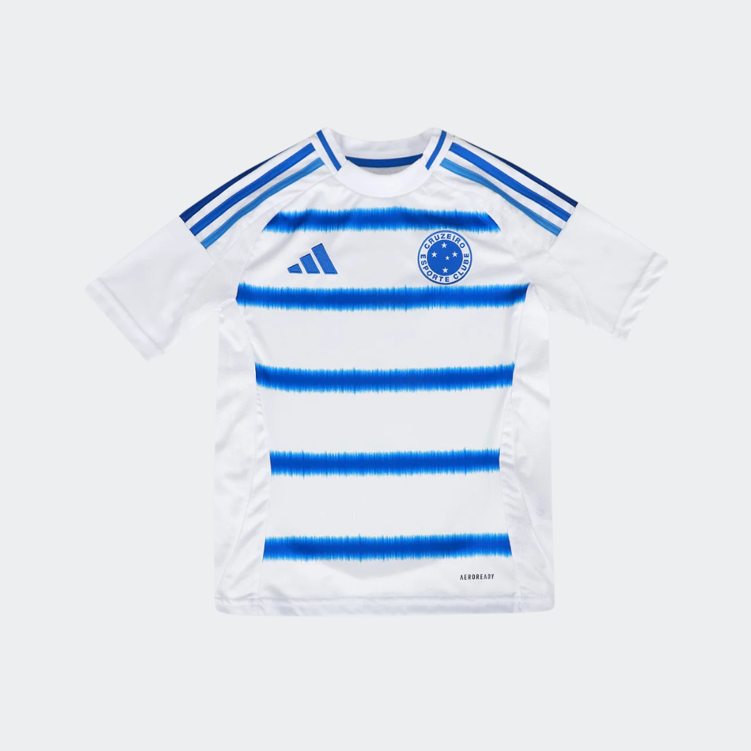 Conjunto Infantil adidas Cruzeiro 2025/26 II na TSN Sports