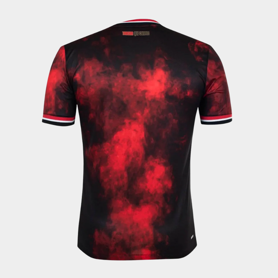Camisa Feminina New Balance São Paulo 2024/25 III, vista de costas