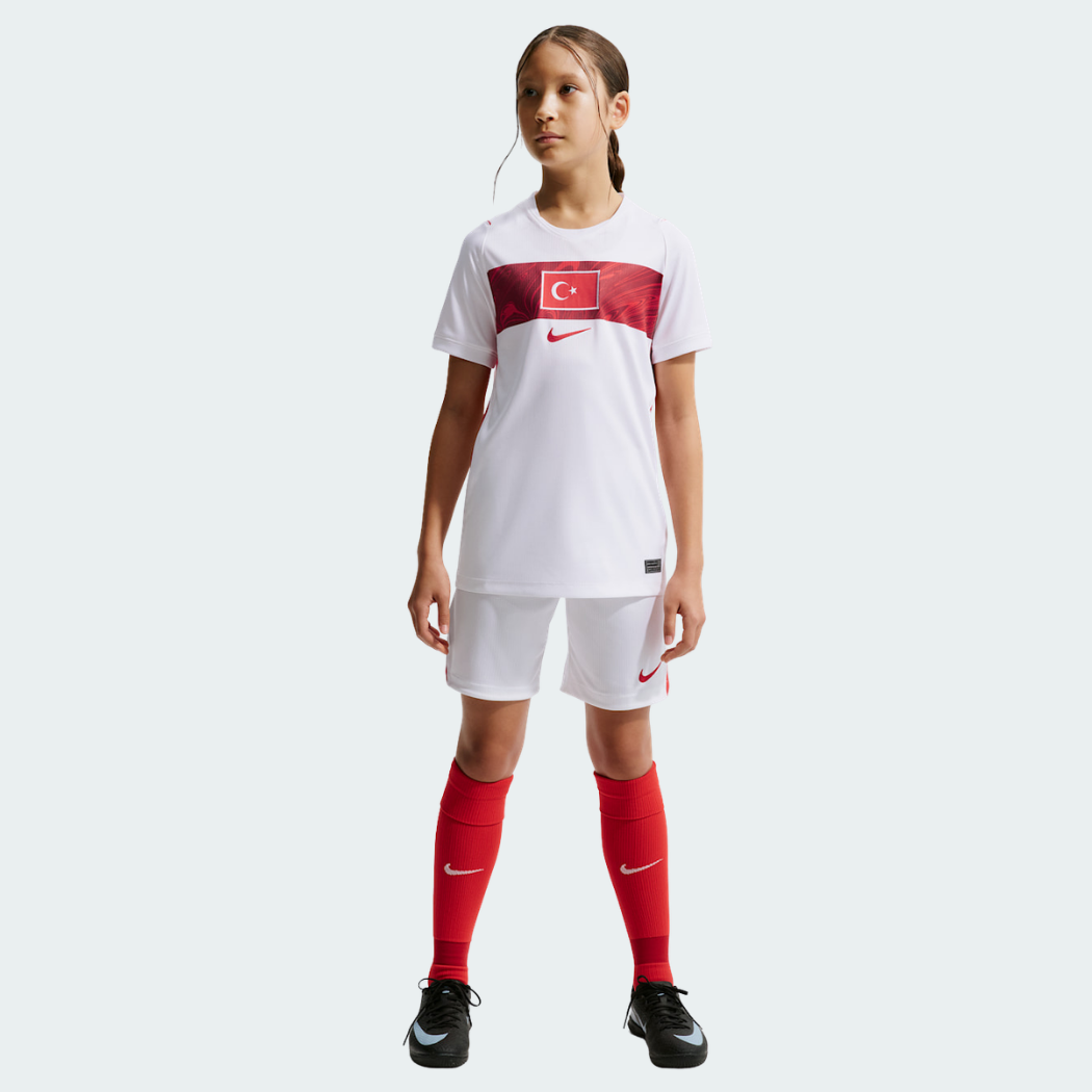 Camisa Infantil Turquia 2026/27 II, detalhe do escudo