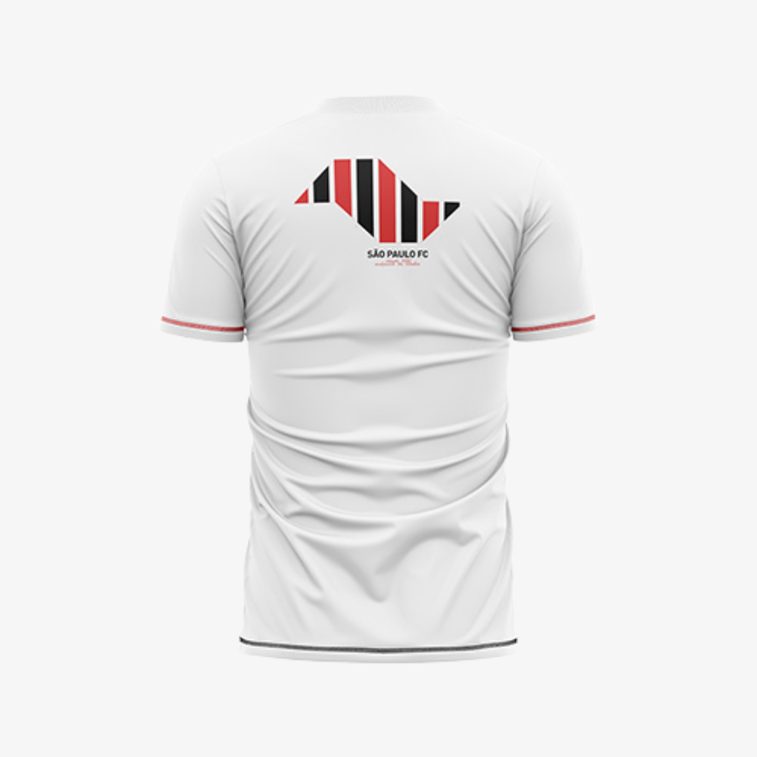 Camiseta São Paulo FC Essência SPCF, detalhe do tecido
