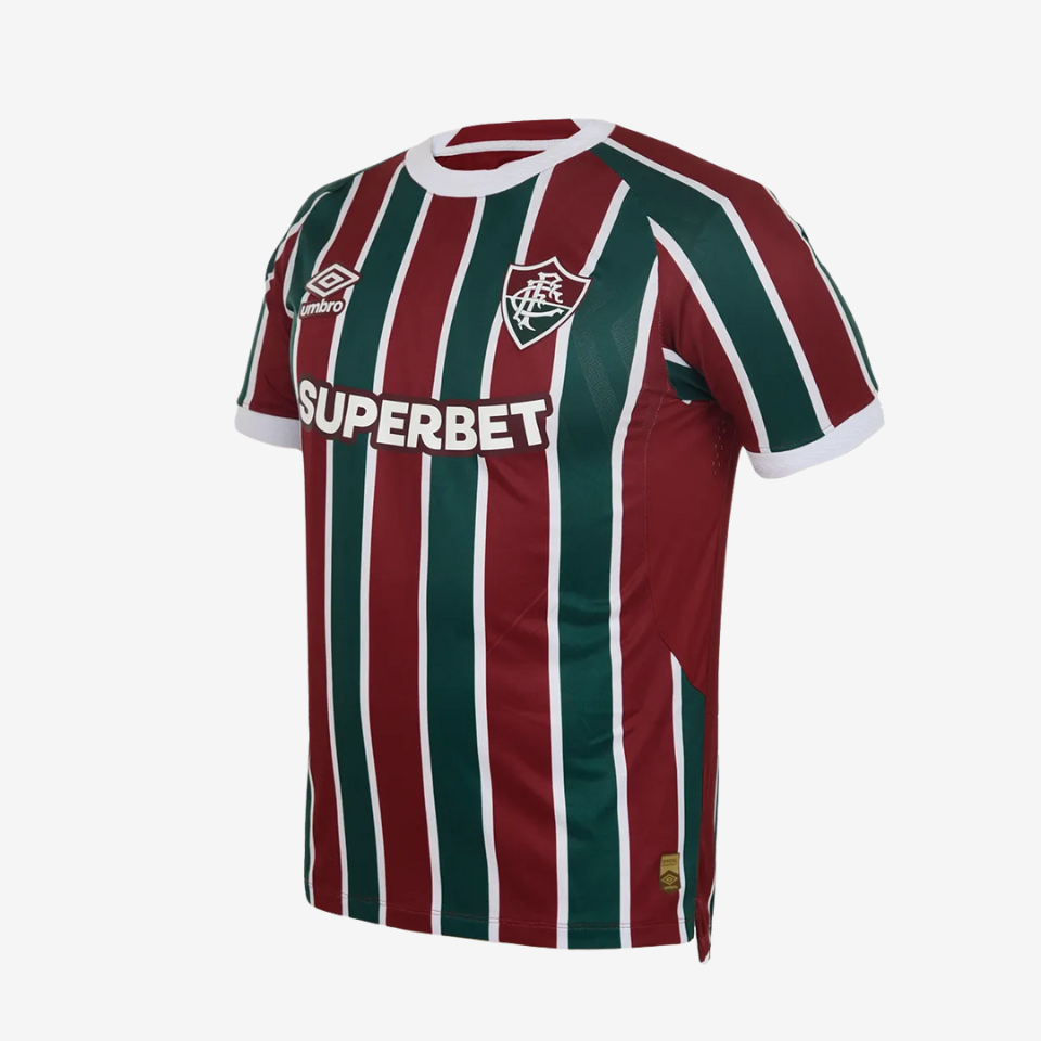Camisa Umbro Fluminense 2025/26 I Jogador, vista de frente