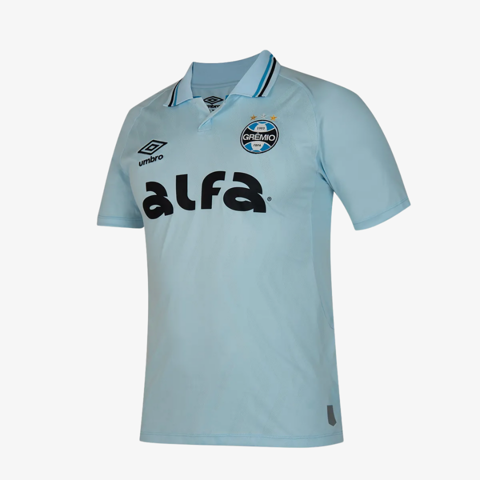 Camisa Umbro Grêmio 2025/26 II Azul Celeste na TSN Sports