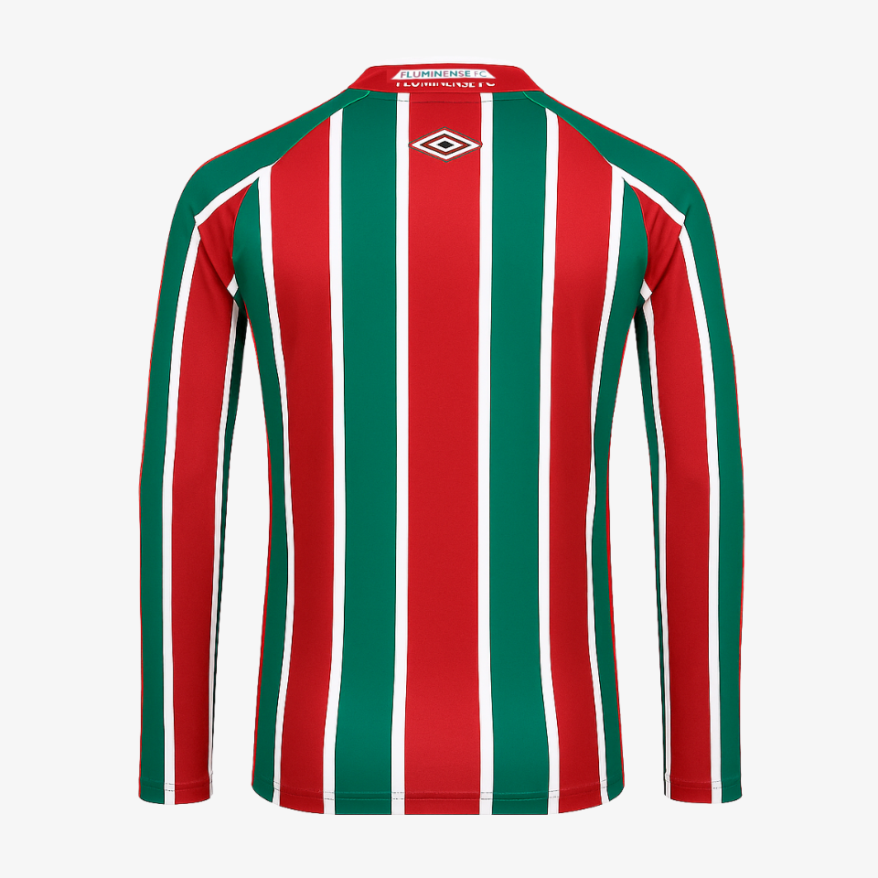Camisa Manga Longa Umbro Fluminense 2025/26 I, vista de frente