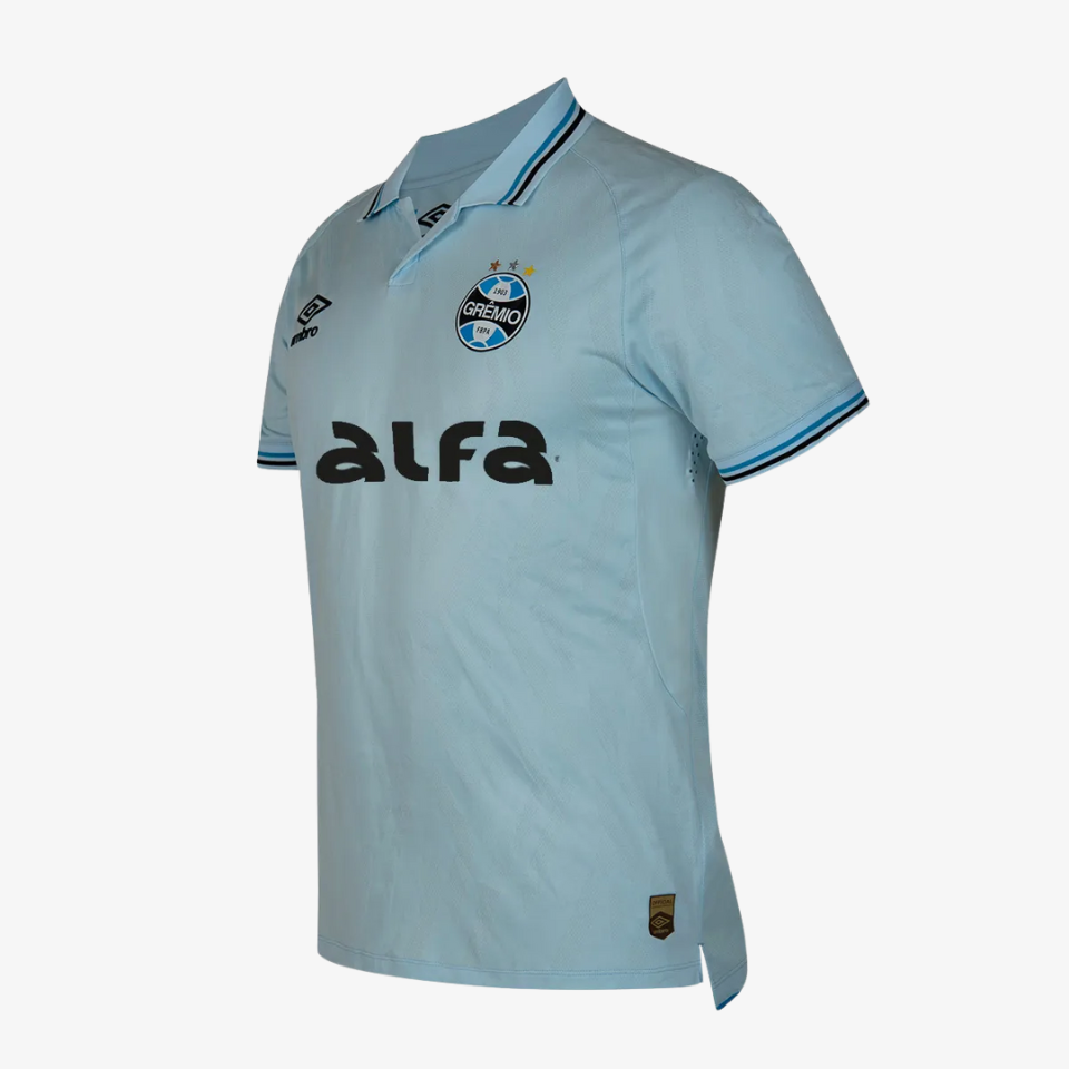 Camisa Umbro Grêmio 2025/26 II Azul Celeste Jogador na TSN Sports