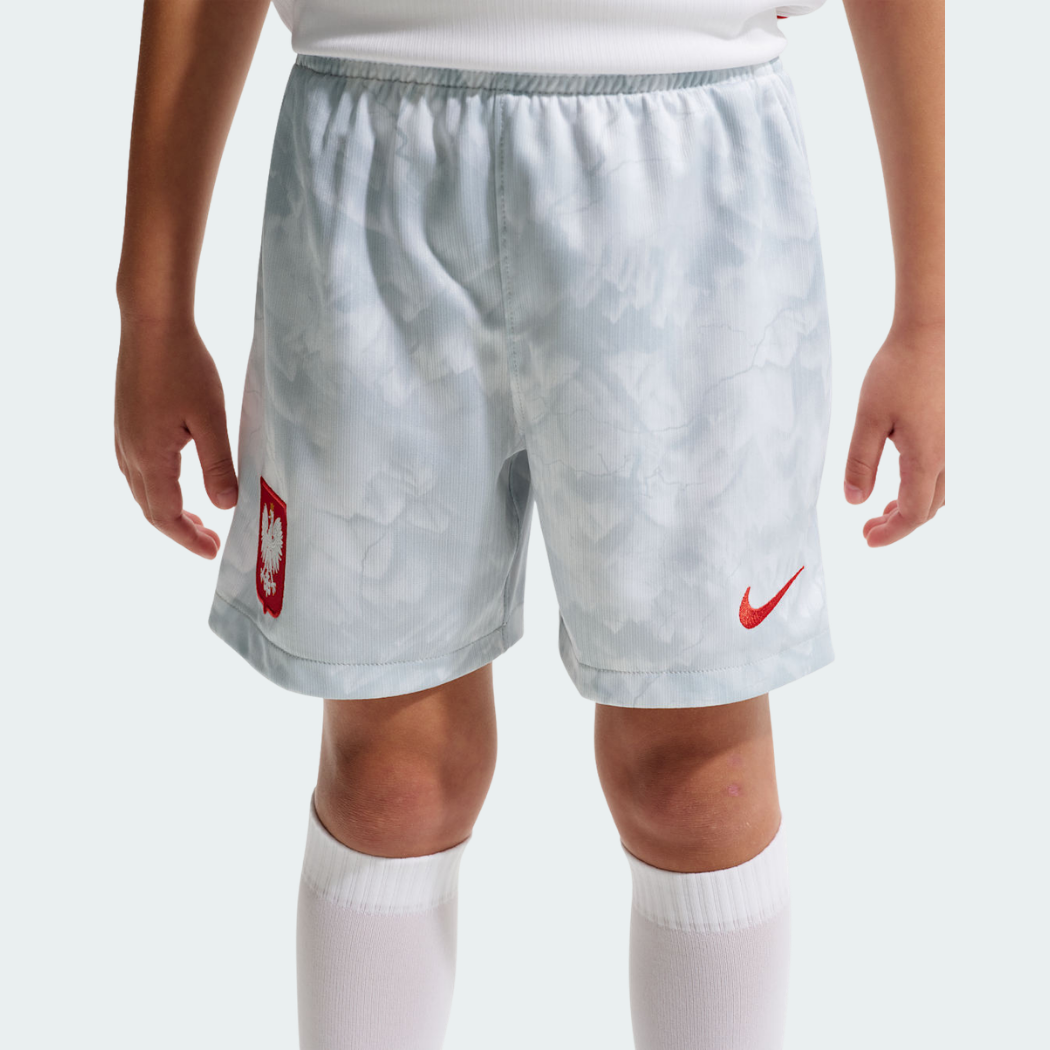 Camisa Infantil Polônia 2026/27 I, vista de costas