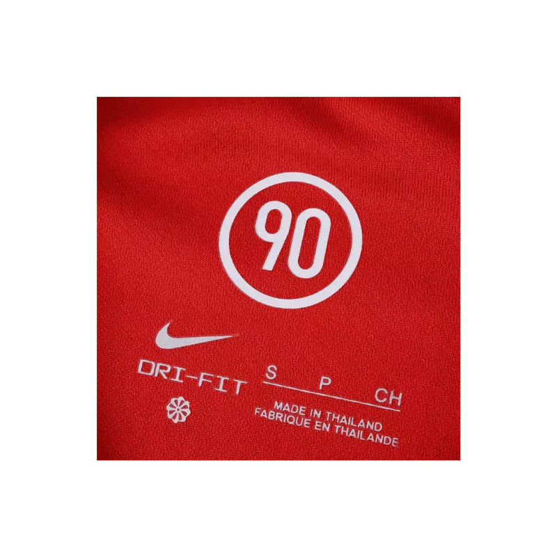 Camisa Psg  lll 25/26 Total 90 Torcedor - Vermelha