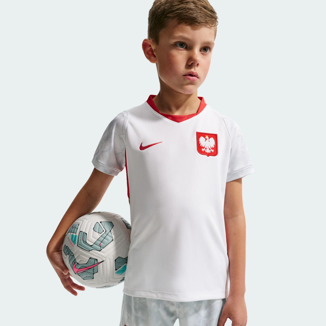 Camisa Infantil Polônia 2026/27 I na TSN Sports