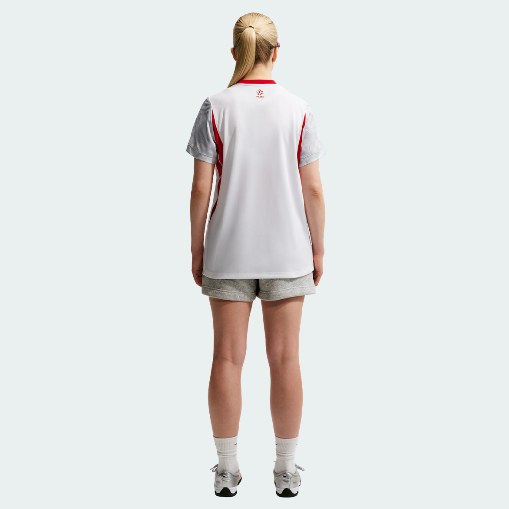 Camisa Feminina Polônia 2026/27 I, vista de costas