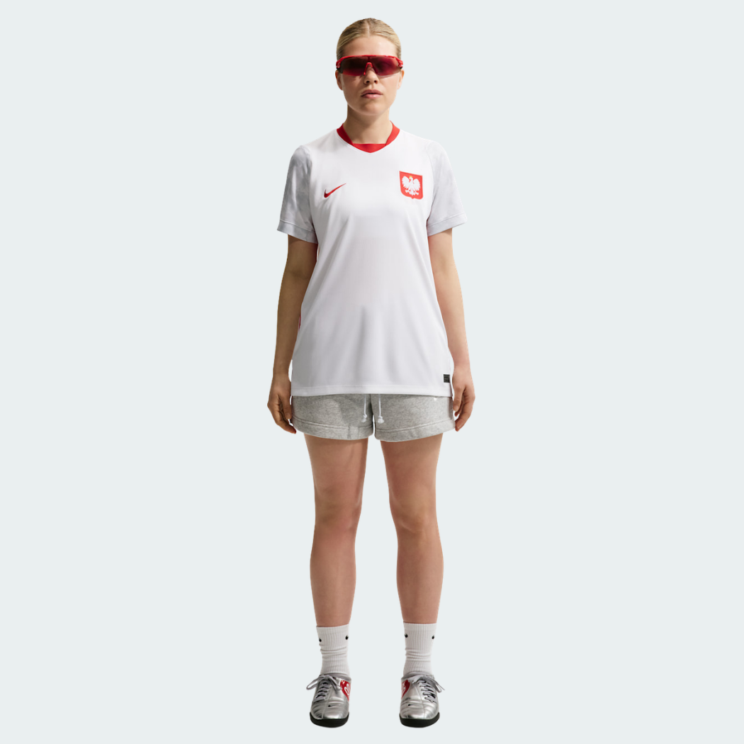 Camisa Feminina Polônia 2026/27 I, vista de frente