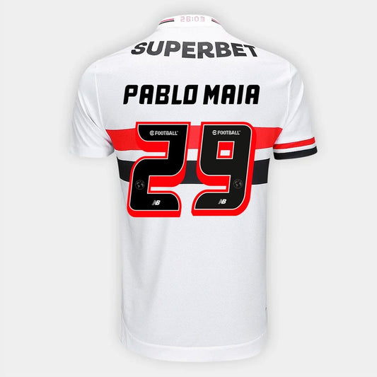 Camisa São Paulo 2025/26 I PABLO MAIA N° 29 na TSN Sports