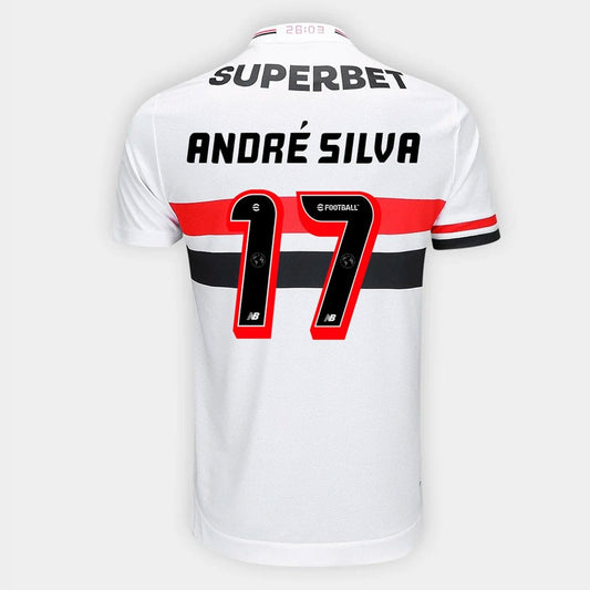 Camisa New Balance São Paulo 2025/26 I André Silva N° 17 na TSN Sports