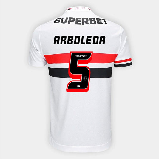 Camisa São Paulo 2025/26 I ARBOLEDA N° 5 na TSN Sports