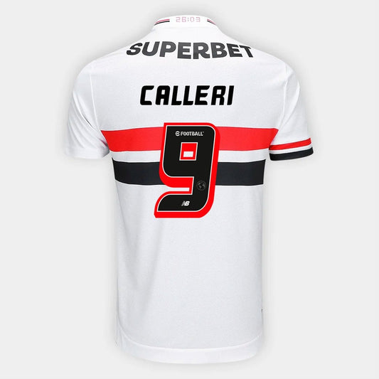 Camisa São Paulo 2025/26 I CALLERI N° 9 na TSN Sports