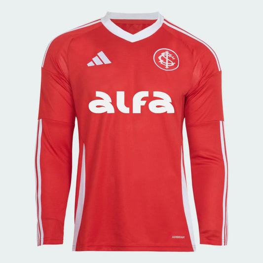 Camisa Adidas Internacional Manga Longa 2025/26 I Com Patrocínios na TSN Sports