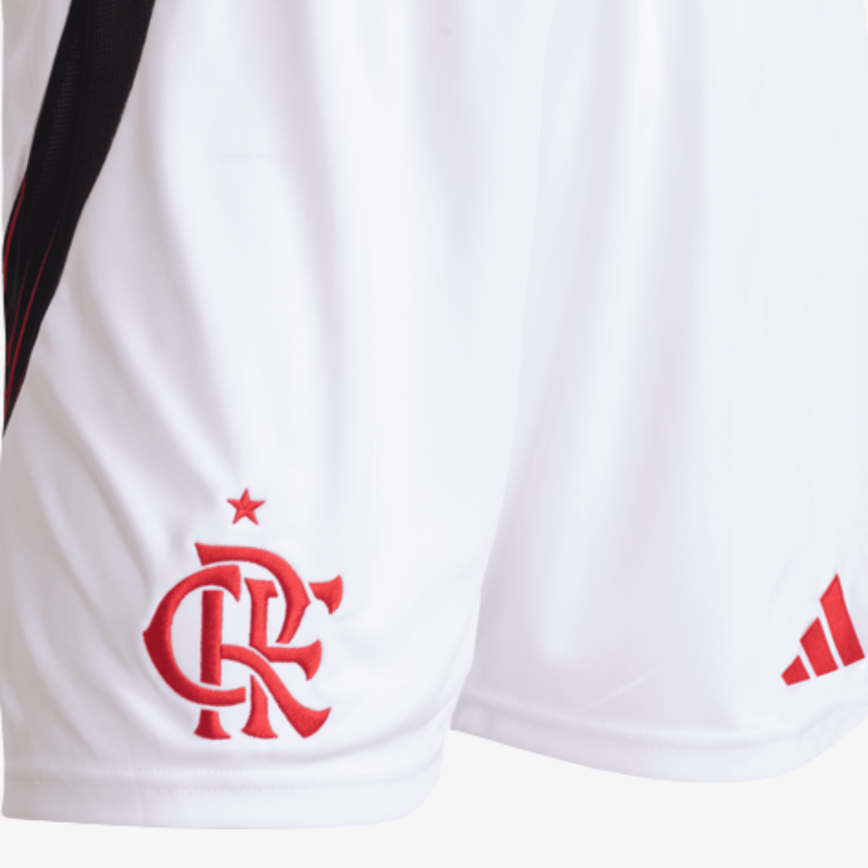 Shorts Adidas Flamengo 2025/26 I, vista de costas