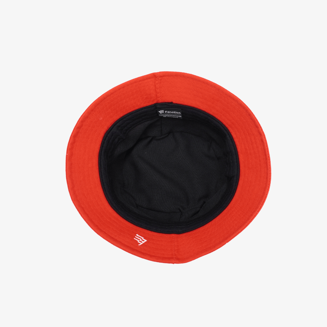 Bucket Internacional - Vermelho, vista de costas