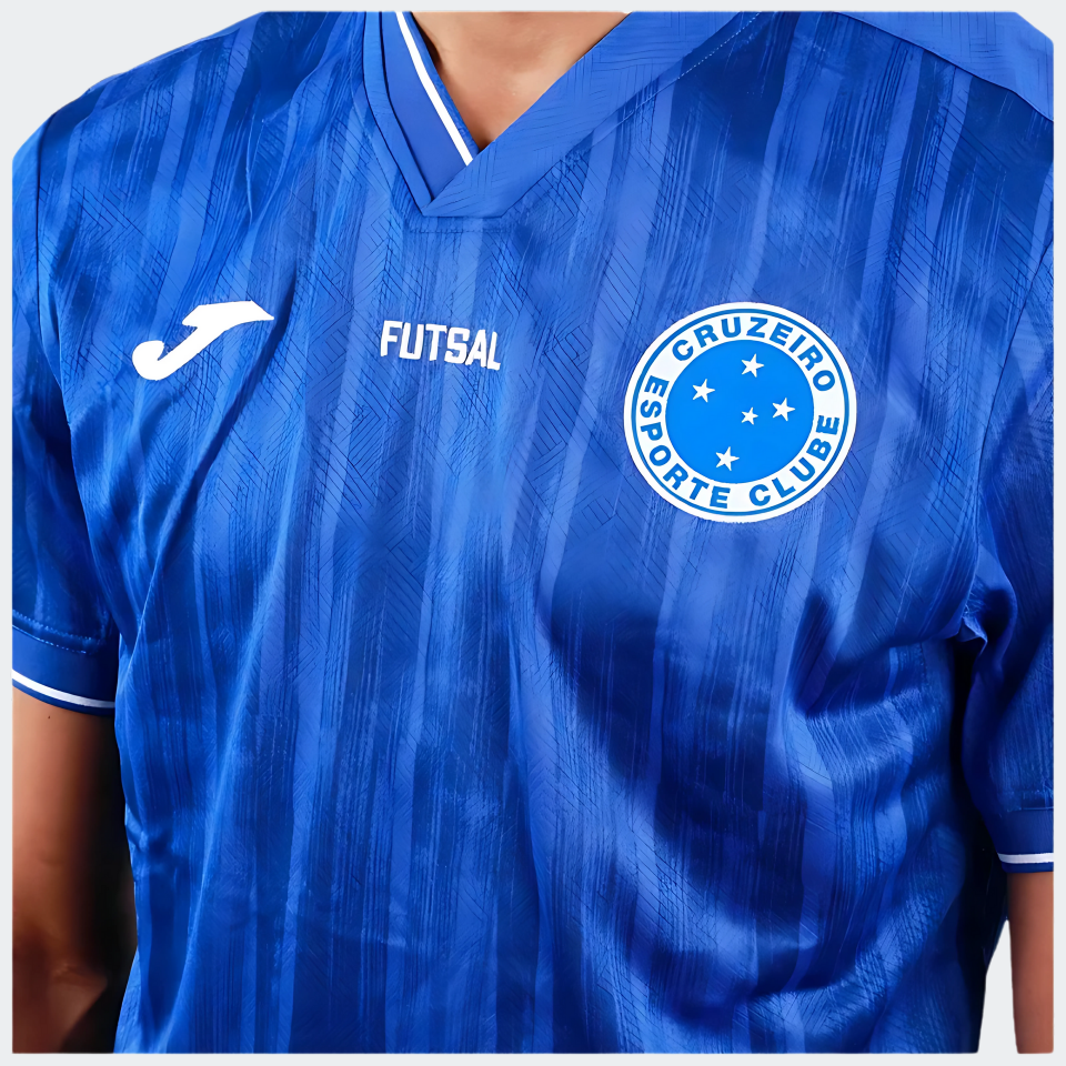 Camisa Joma Cruzeiro Futsal 2025/26 I na TSN Sports