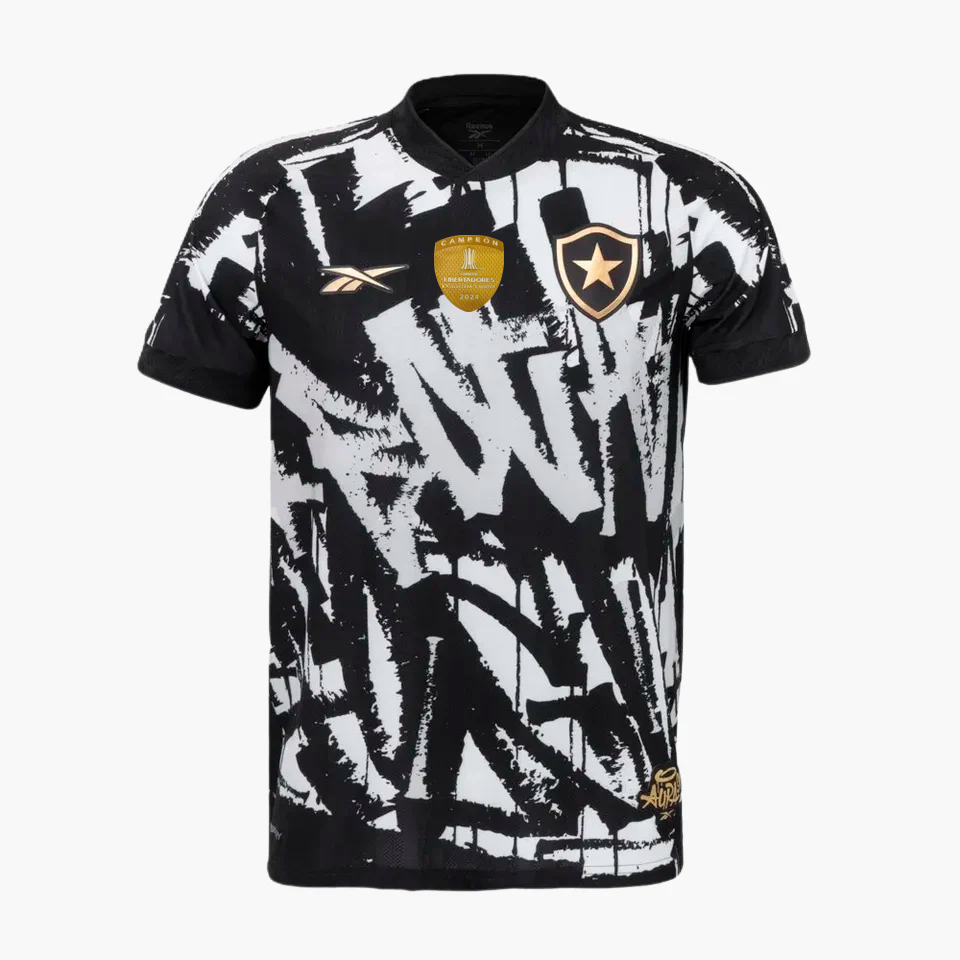 Camisa Reebok Botafogo 2025/26 IV, detalhe da manga