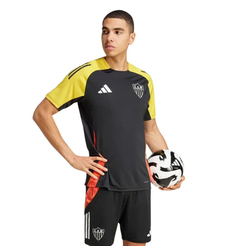 Camisa Masculina Atlético Mineiro Treino 2025 - Preta