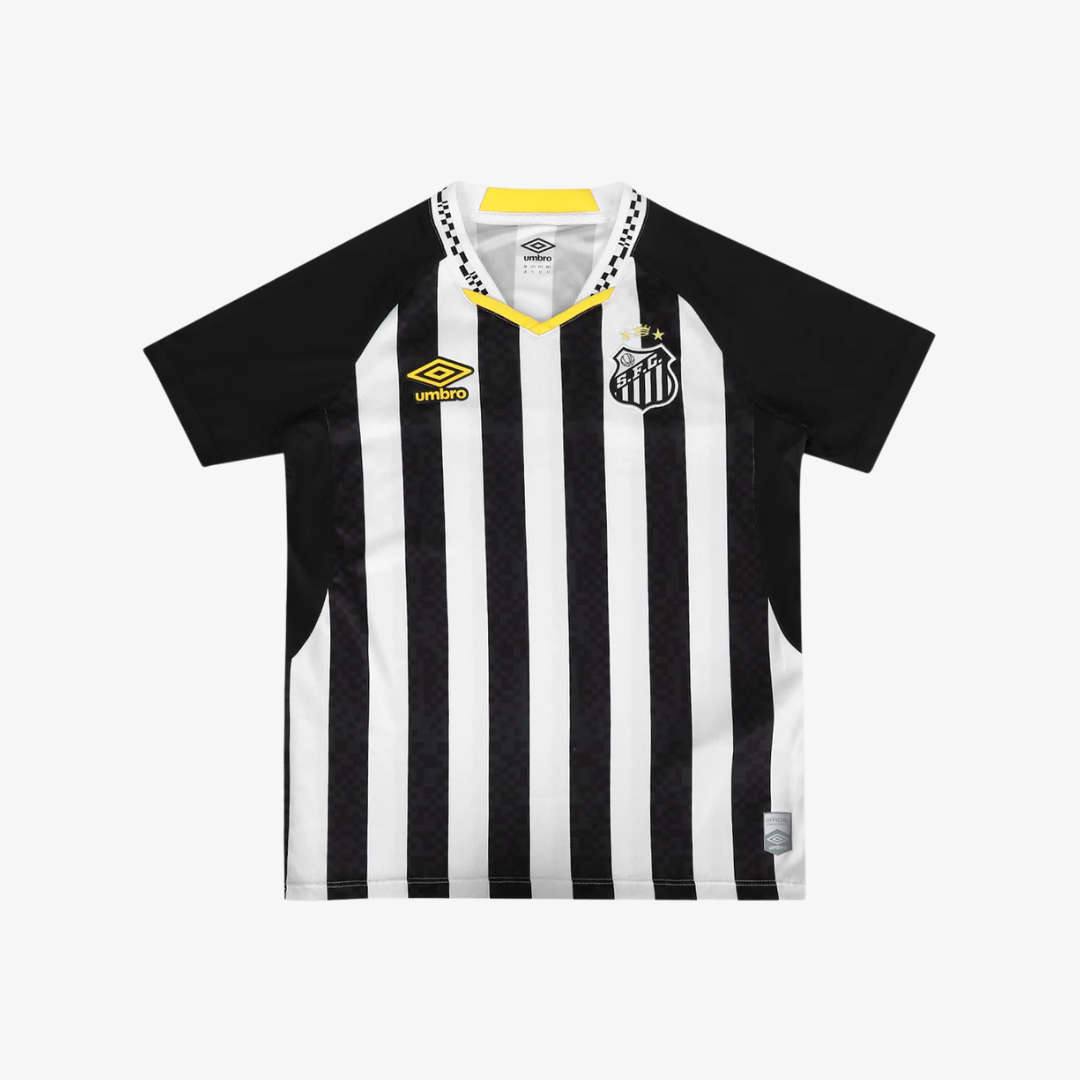 Conjunto Infantil Umbro Santos 2025/26 II, vista de costas