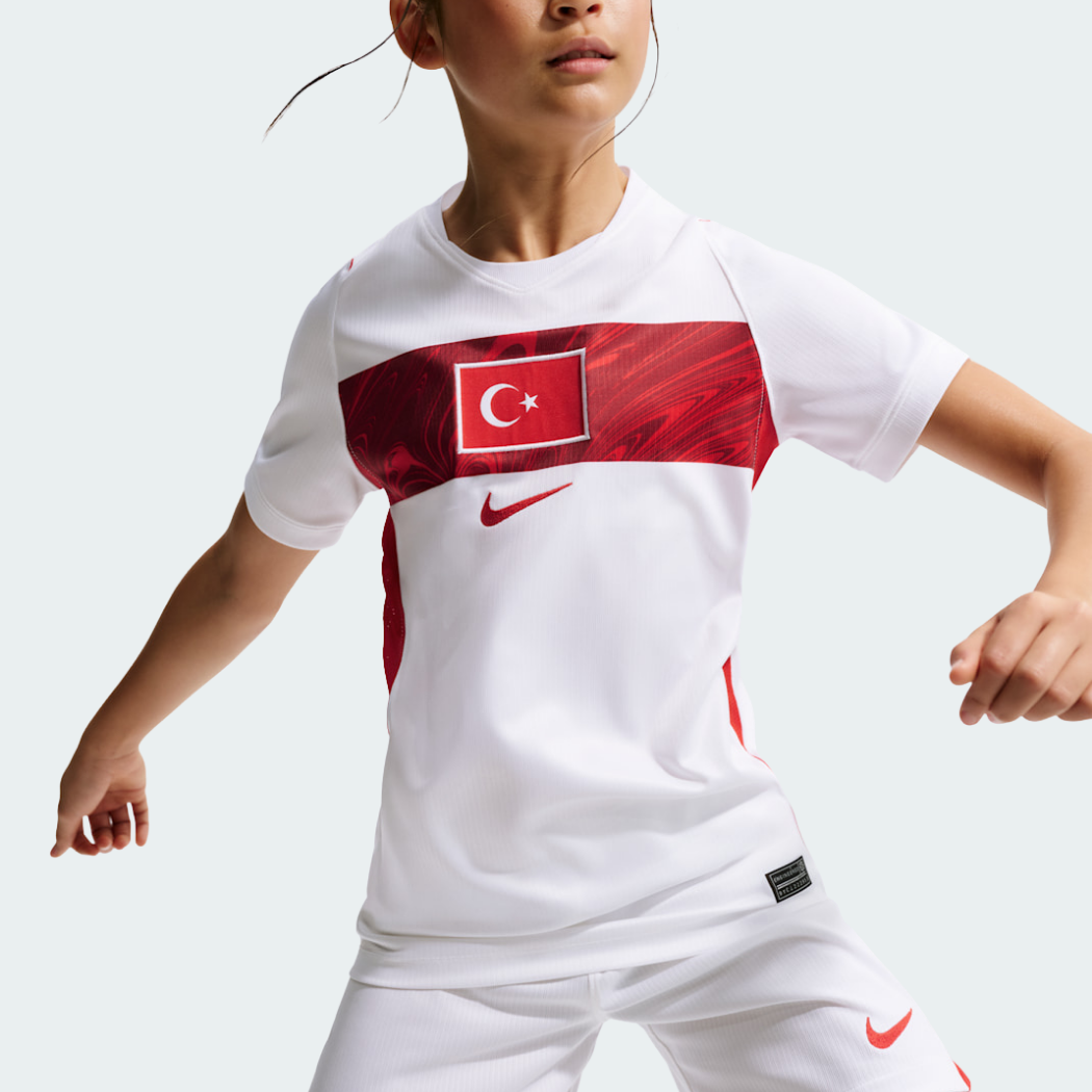 Camisa Infantil Turquia 2026/27 II, vista de costas