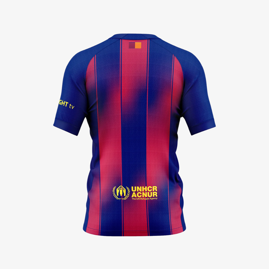 Camisa Nike Barcelona 2025/26 I Torcedor, detalhe do escudo