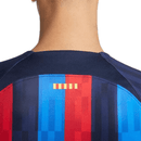 Camisa Barcelona Listrada Home 2022/2023 – Versão Torcedor