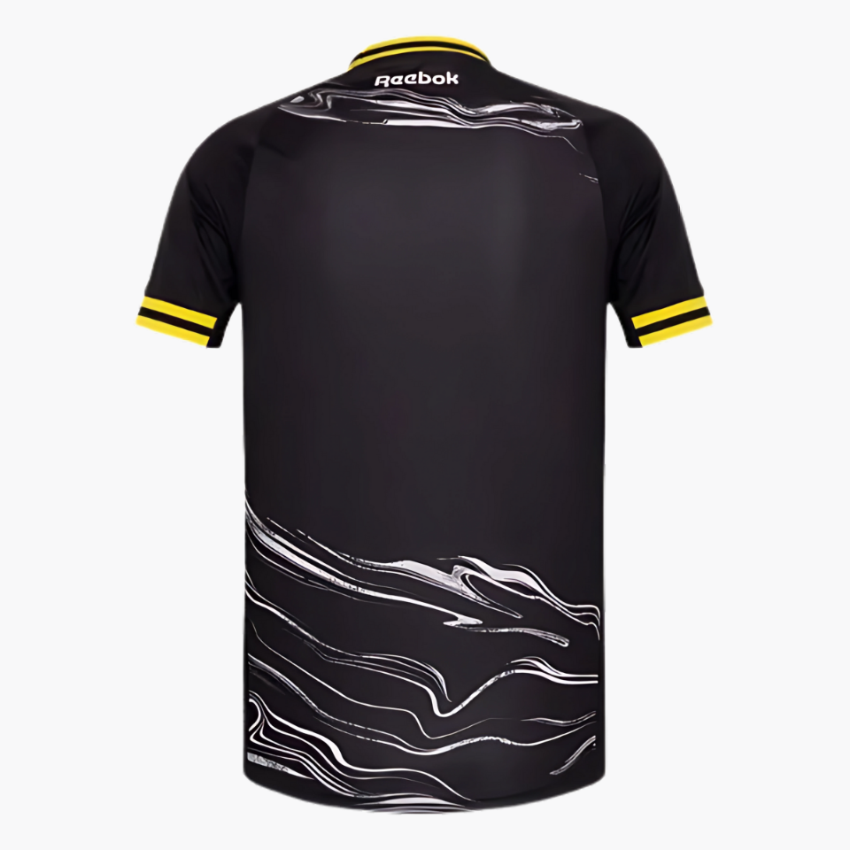 Camisa Reebok Botafogo 2024/25 IV, detalhe do escudo
