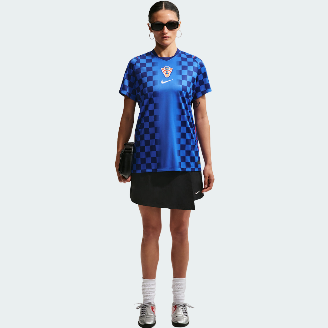 Camisa Feminina Croácia 2026/27 I, detalhe do escudo