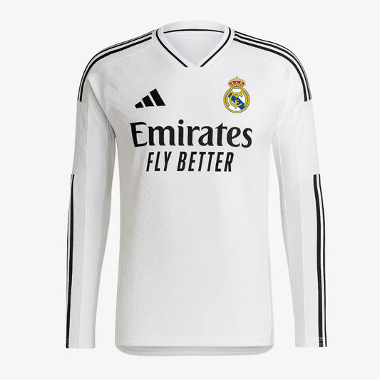 Camisa adidas Real Madrid 2024/25 I Manga Longa Jogador na TSN Sports