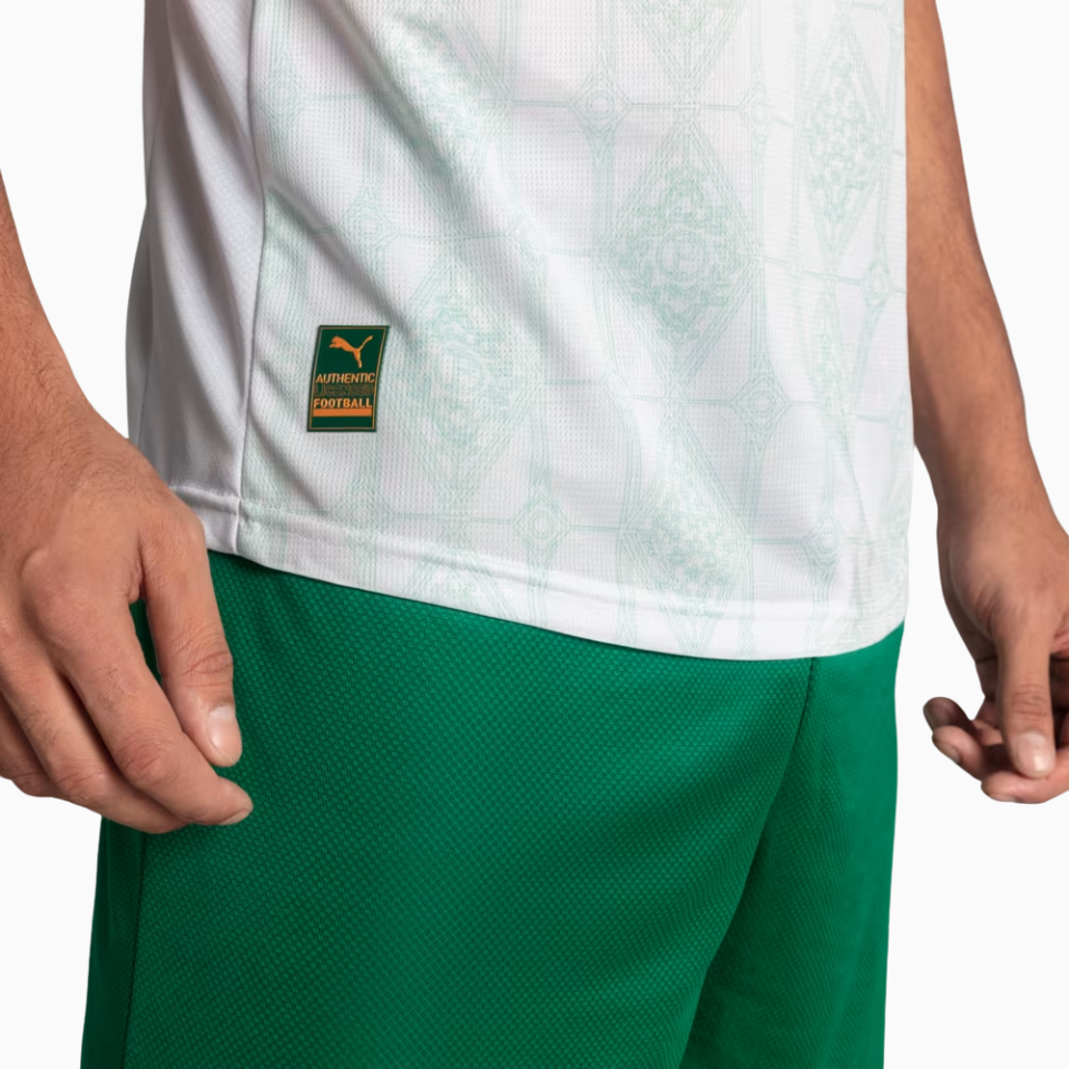 Camisa Puma Palmeiras 2025/26 II Jogador, detalhe da manga