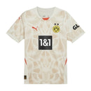 Camisa Borussia Dortmund Goleiro II 24/25 - Torcedor - Bege com detalhes em laranja