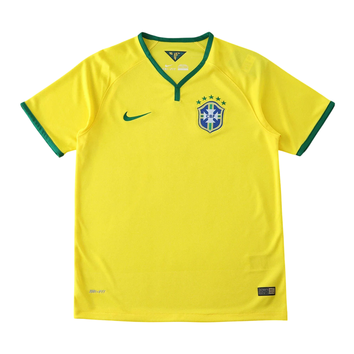 Camisa Brasil I 2014, detalhe da gola