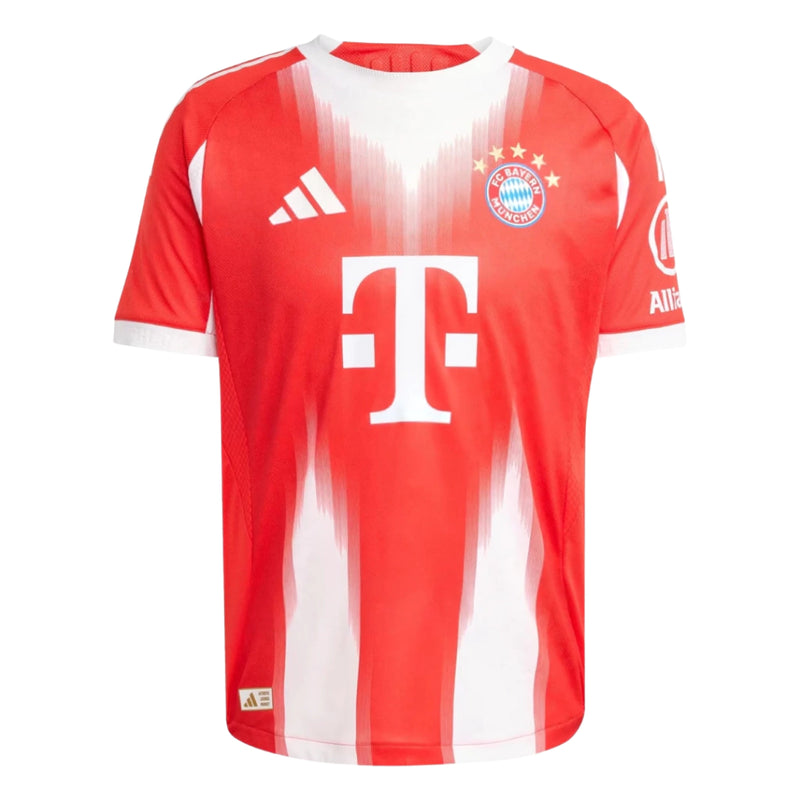 Camisa Bayern Munique l - Torcedor  - 25/26 -  Vermelho e Branco
