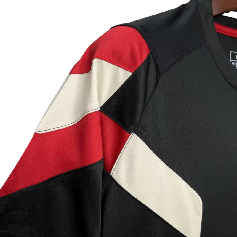 Camisa Manchester United - 24/25 Torcedor Masculina Preta