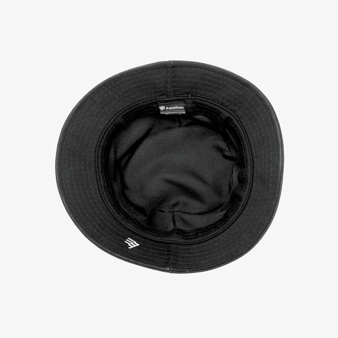 Bucket Internacional Preto, vista de costas