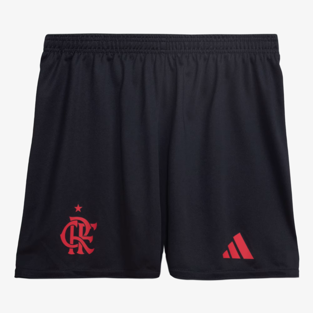Conjunto Infantil Adidas Flamengo 2025/26 II, detalhe do escudo